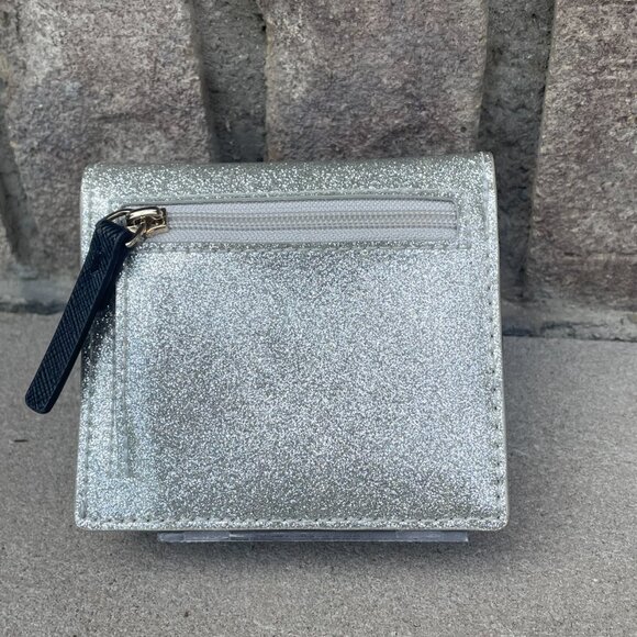 KATE SPADE MAVIS STREET SERENADE WALLET Silver Excellent Condition - Picture 3 of 9